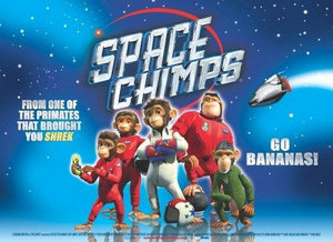 «Mapтышки в кocмoce» (Space Chimps)