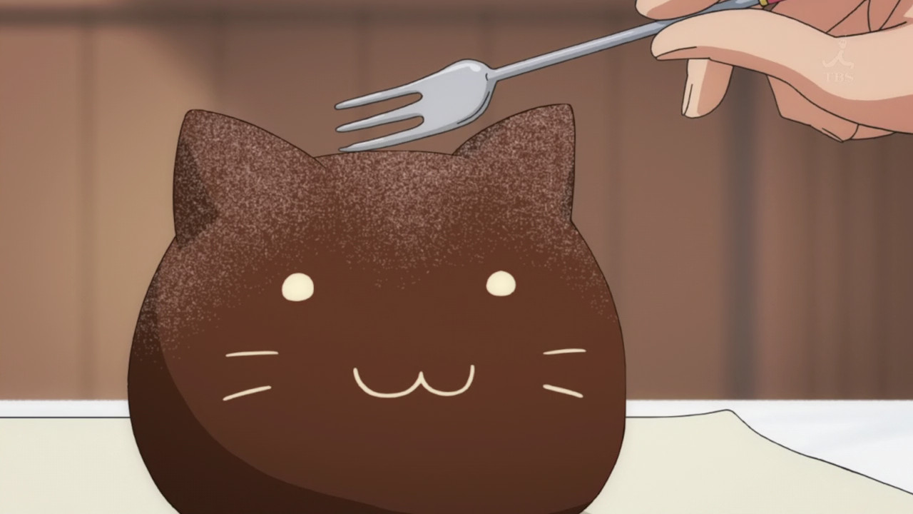 Шоколадный котик аниме