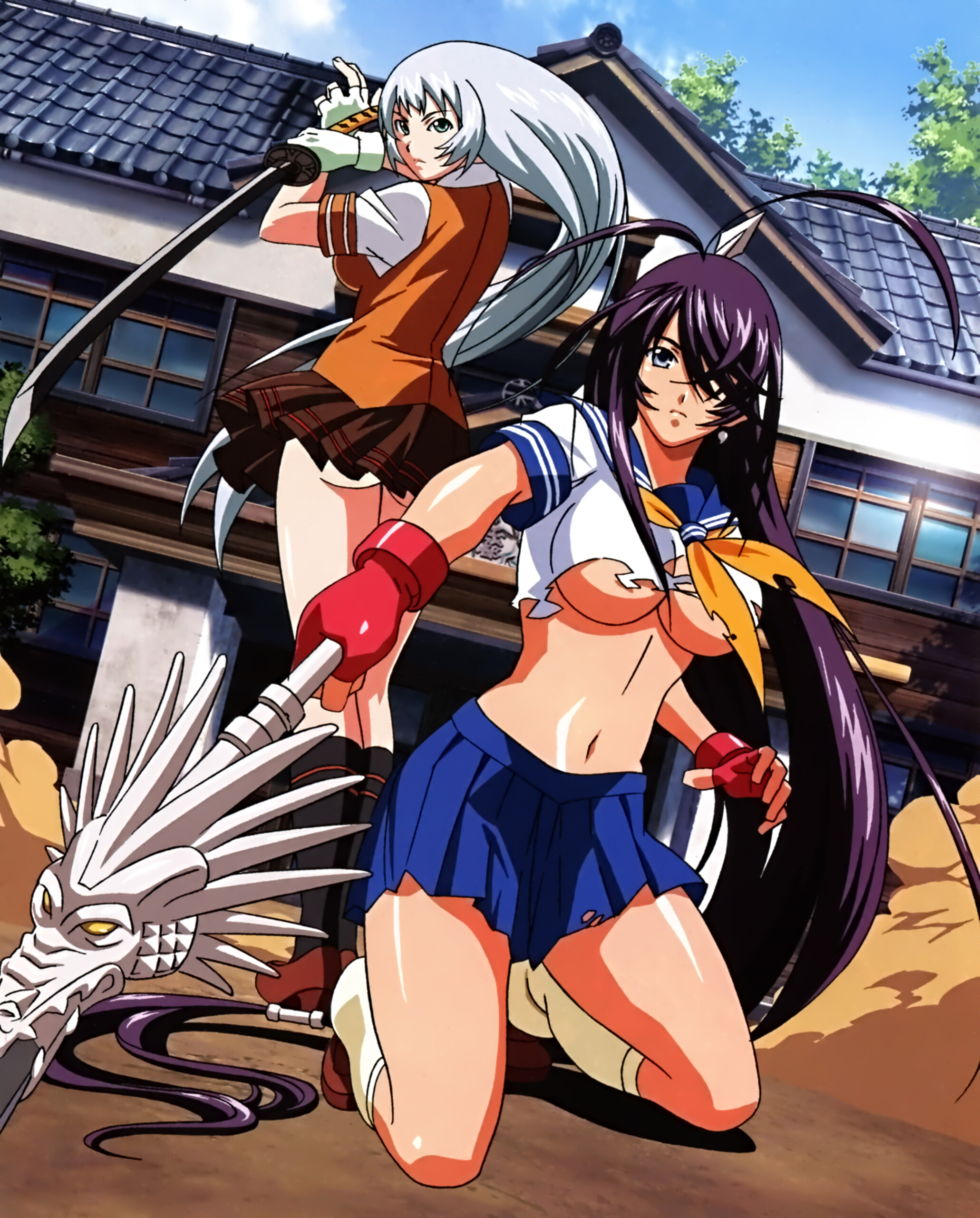 Аниме «Школьные войны — 2» / Ikkitousen: Dragon Destiny — трейлеры, дата  выхода | КГ-Портал