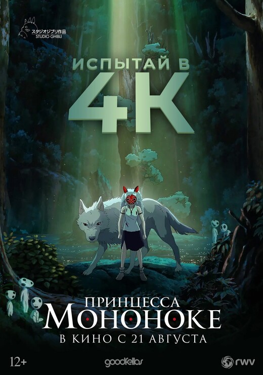Постеры аниме «Принцесса Мононоке»