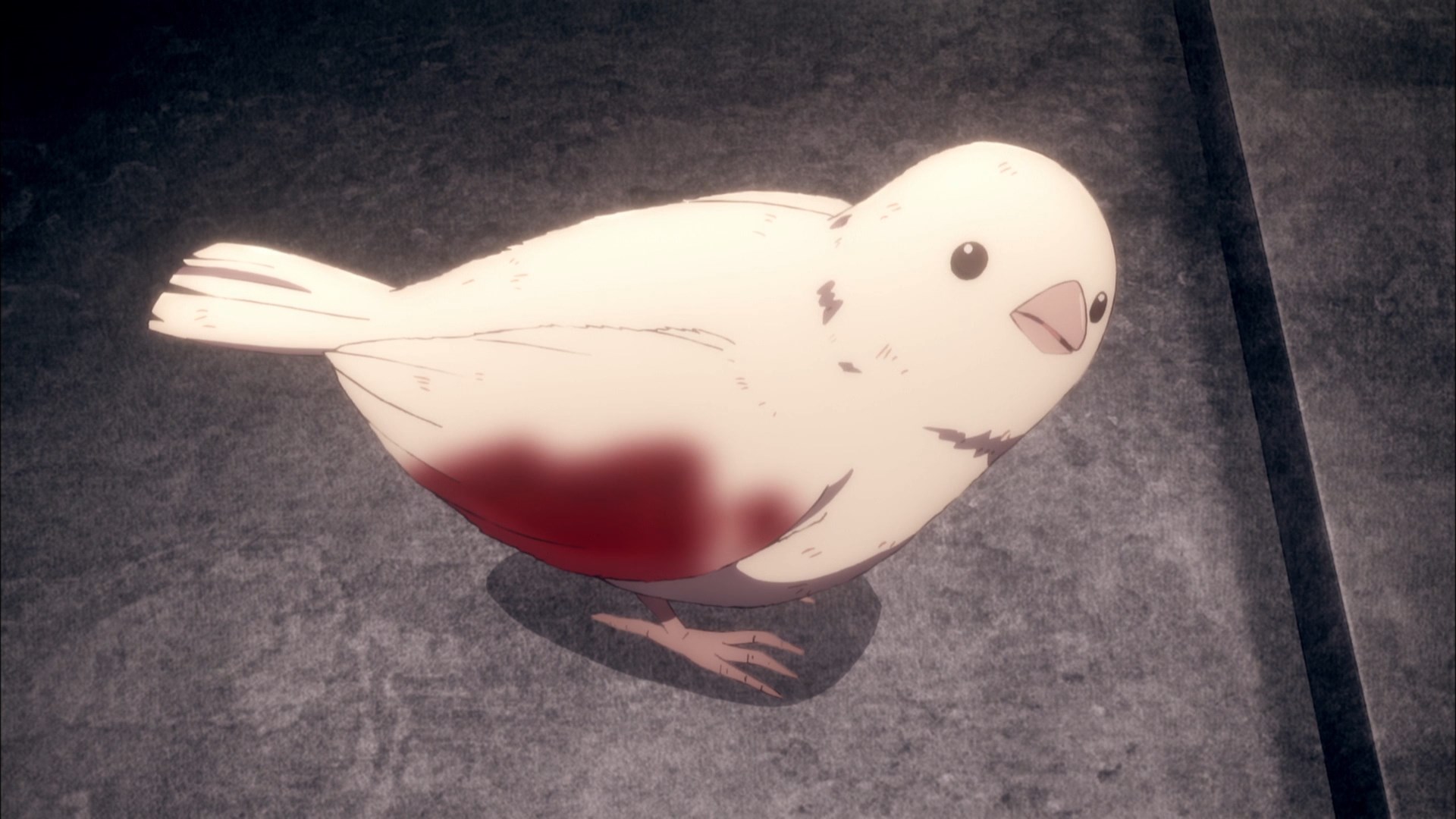 Птичка из аниме ангел кровопролития