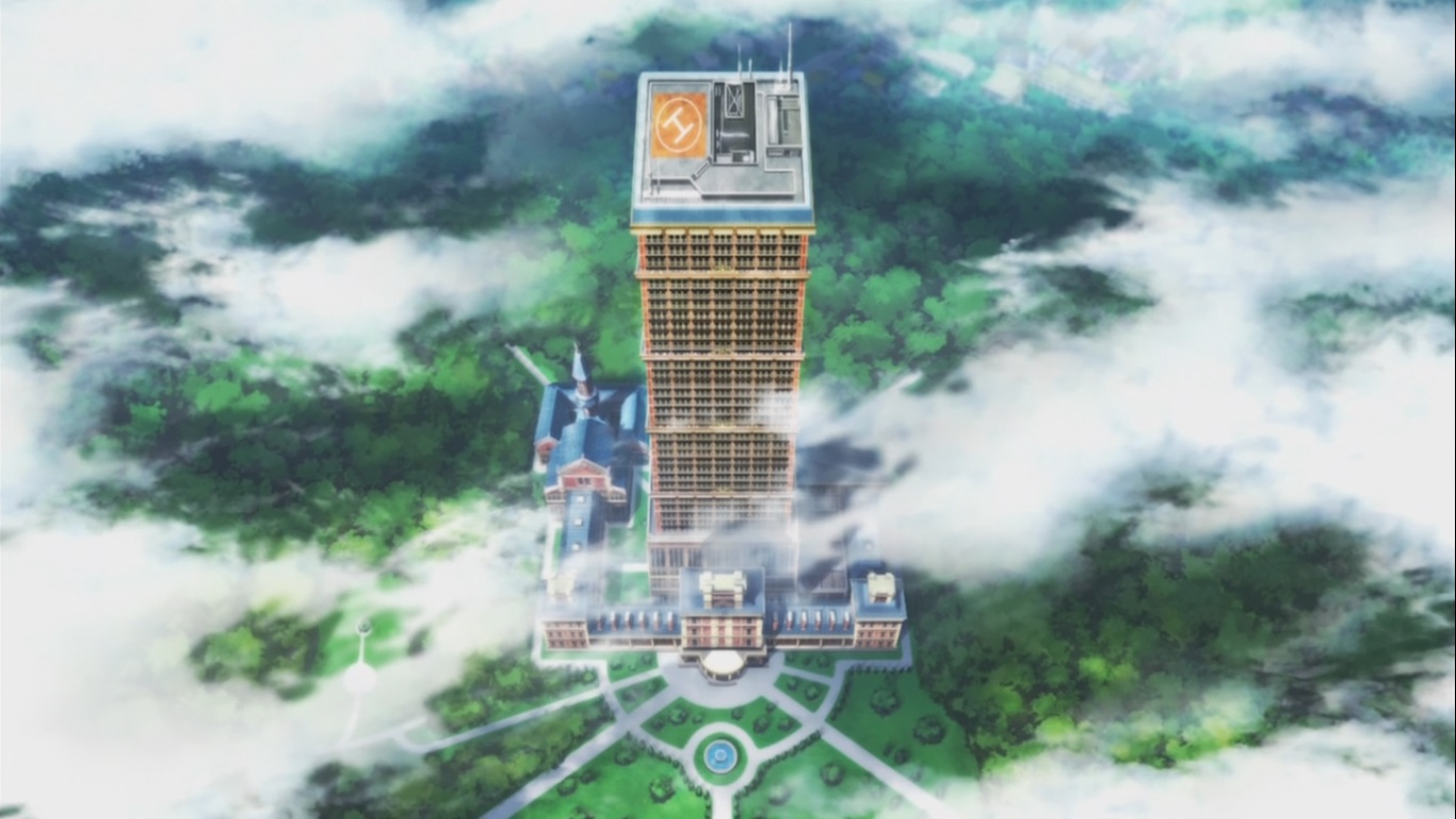 Забытая башня у подножья аниме