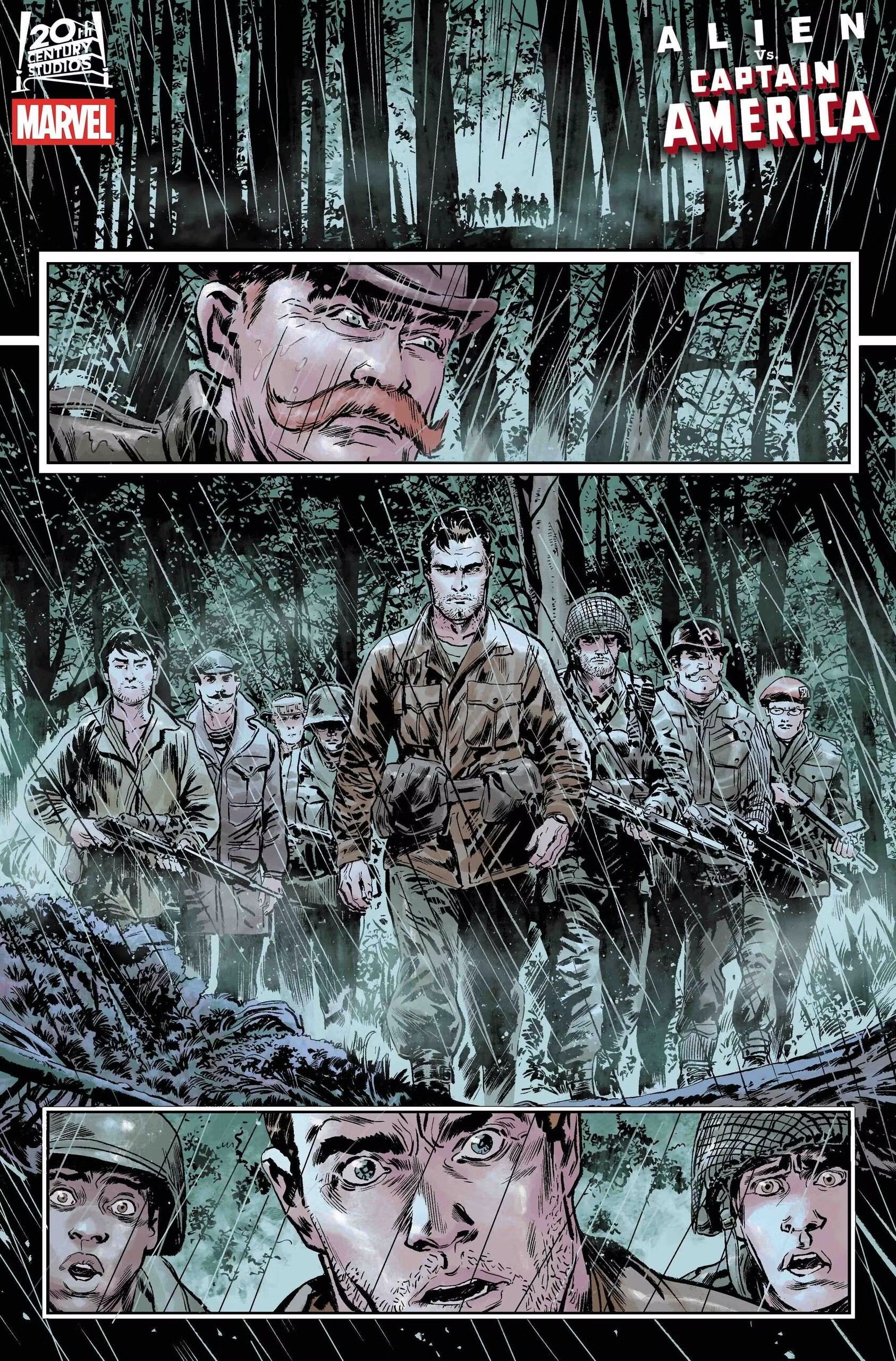 Чужой против Капитана Америки, кадр № 4