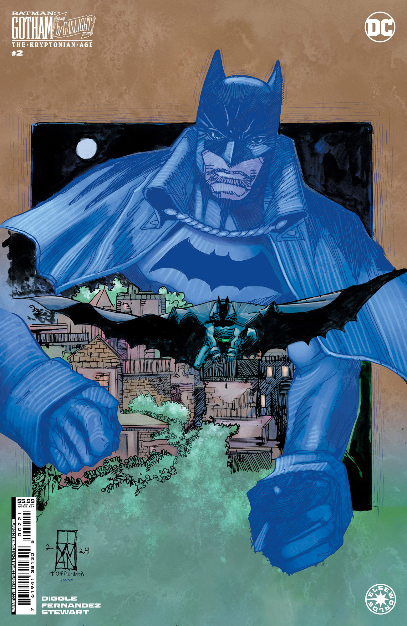 Бэтмен: Готэм при свете газовых фонарей. Эпоха Криптона, постер № 6