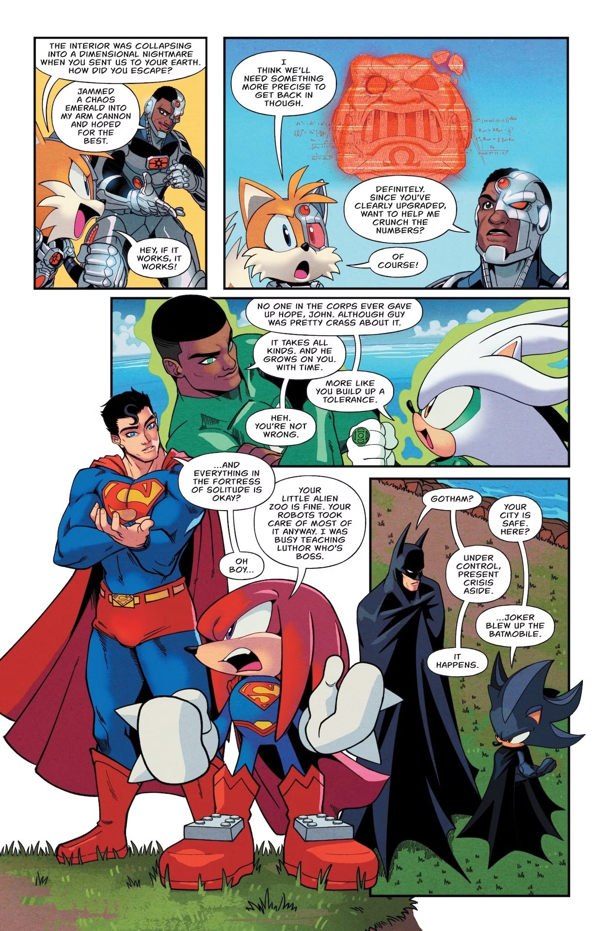 DC и ёжик Соник, кадр № 9