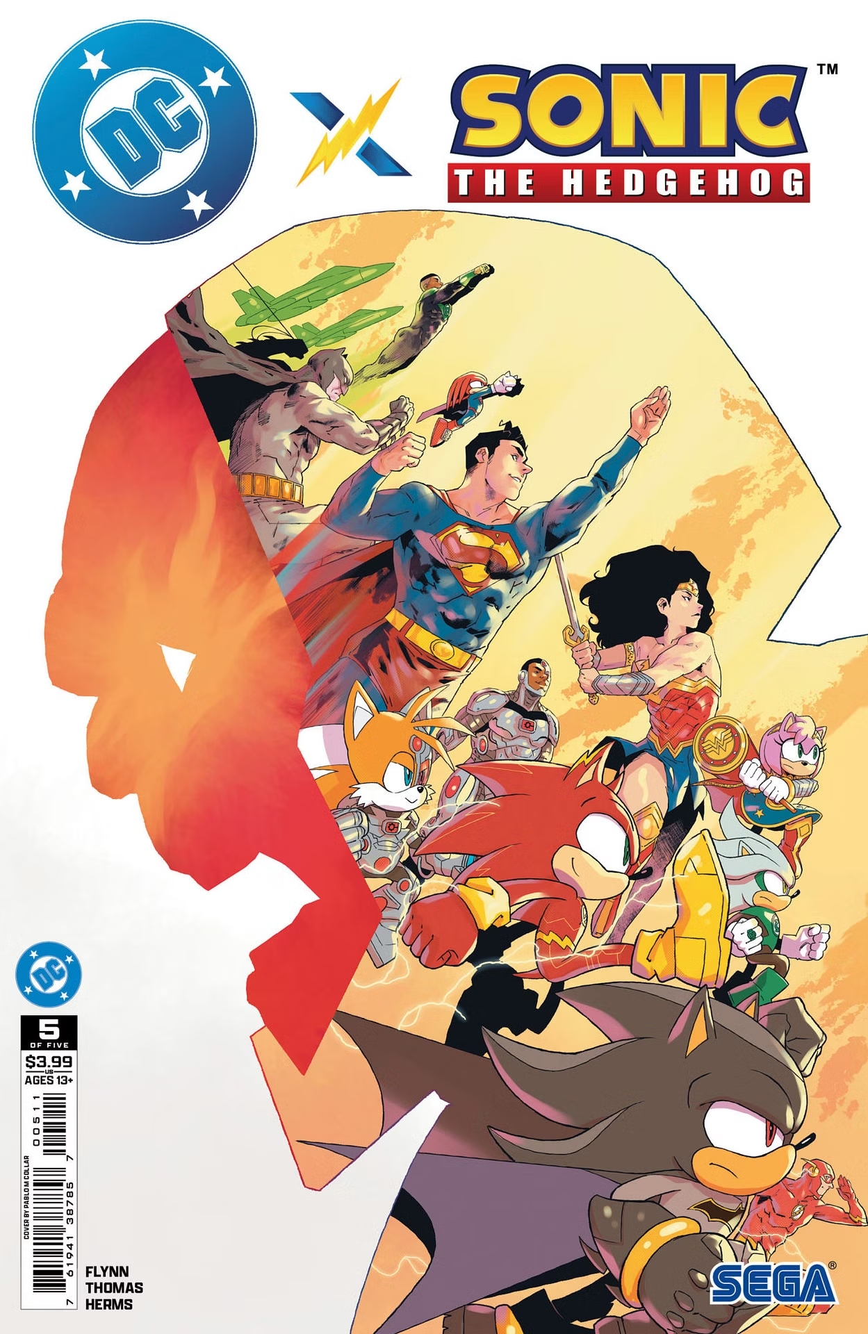 DC и ёжик Соник, постер № 9