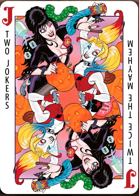 Харли Квинн и Эльвира, постер № 12