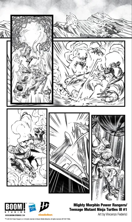 Могучие Рейнджеры Морферы Силы и Подростки Мутанты Ниндзя Черепашки III, кадр № 1