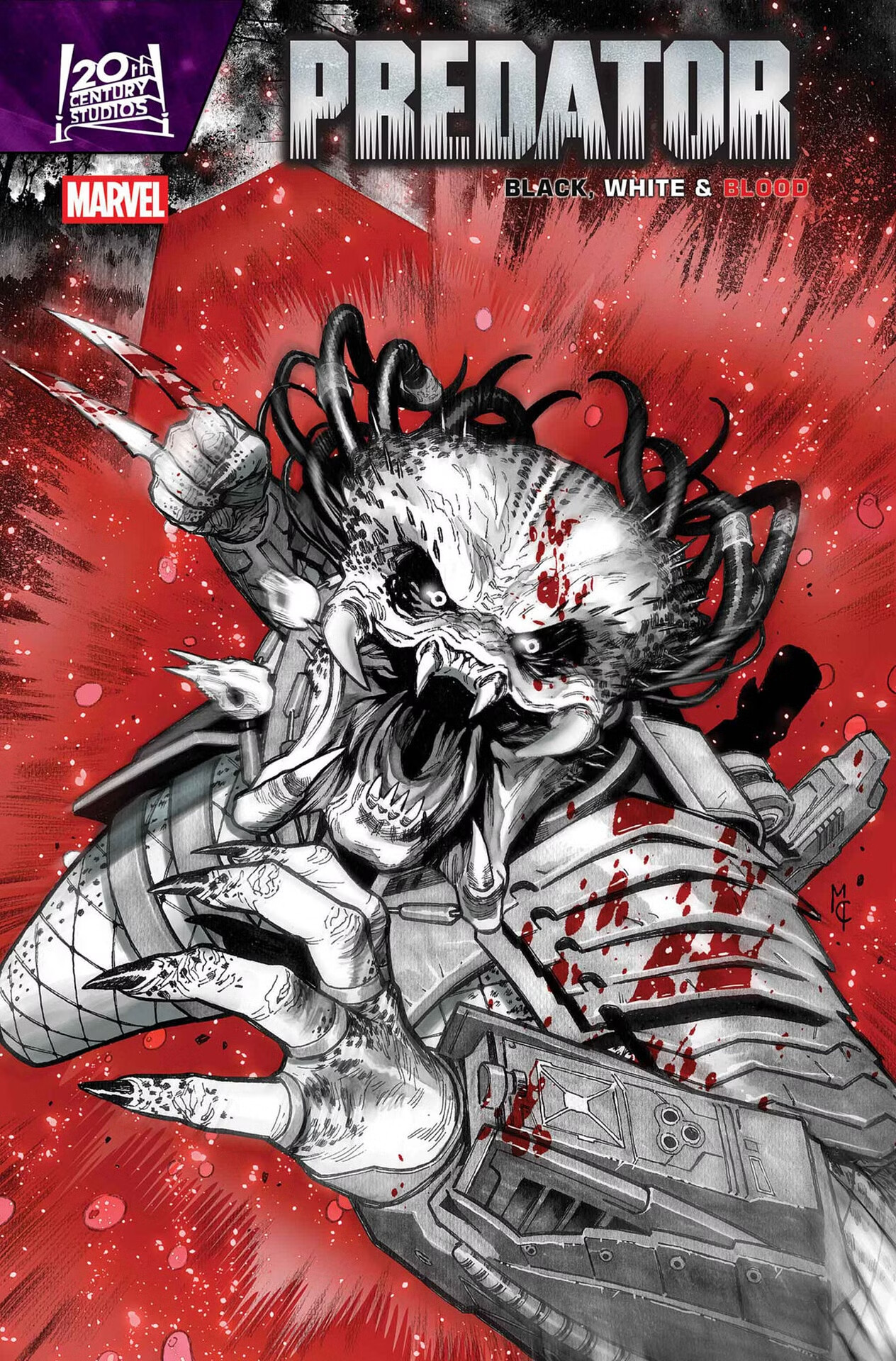 Хищник: Чёрный, белый и кровавый, постер № 10