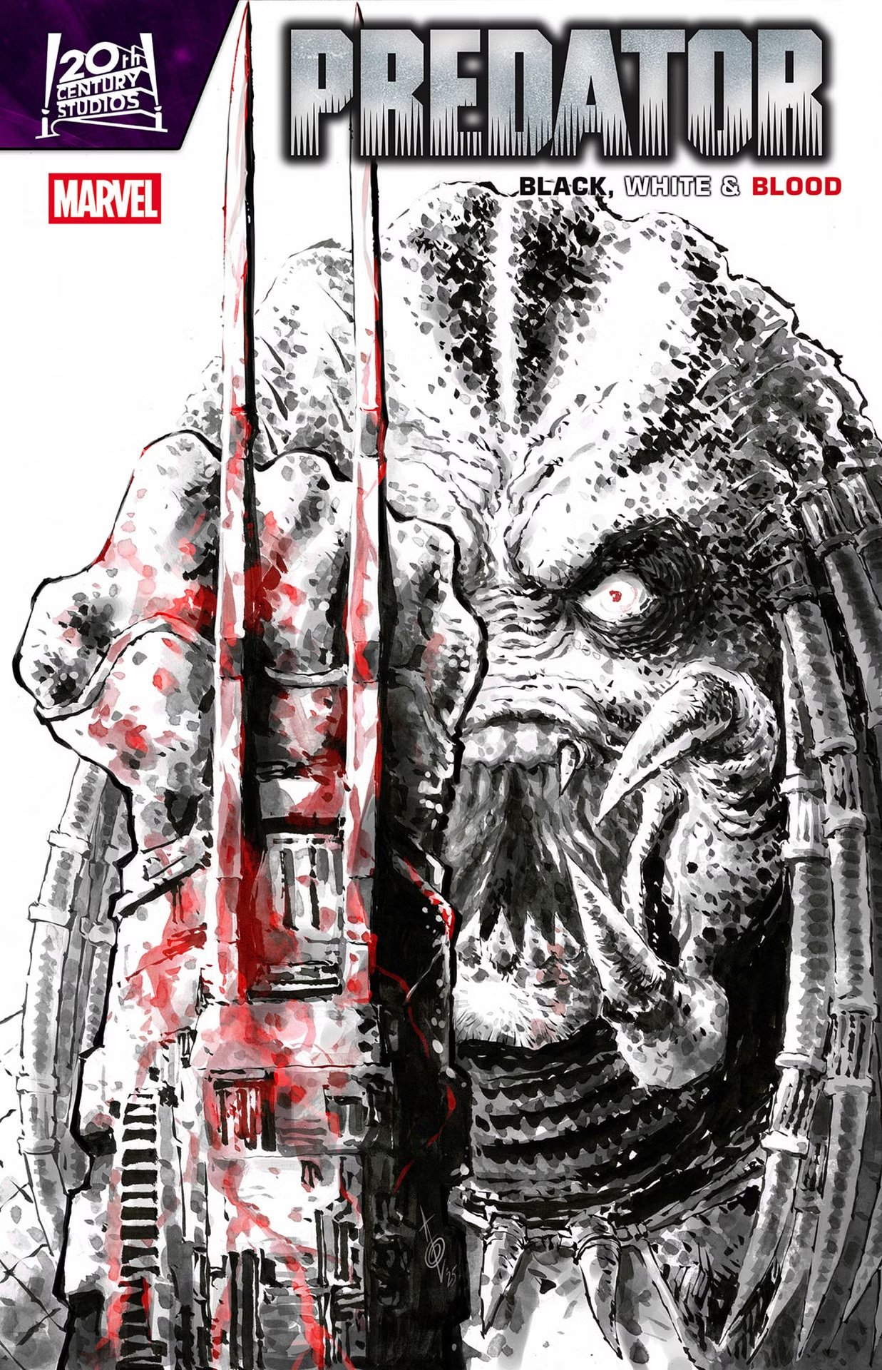 Хищник: Чёрный, белый и кровавый, постер № 9