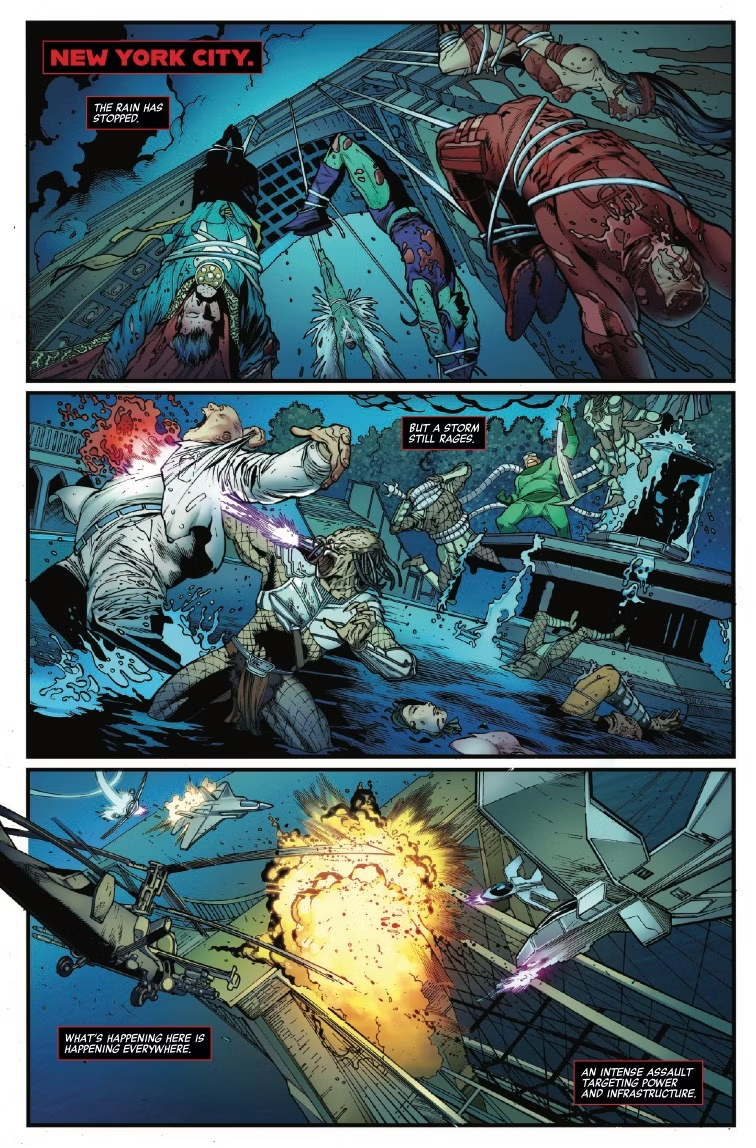 Хищник убивает вселенную Marvel, кадр № 15