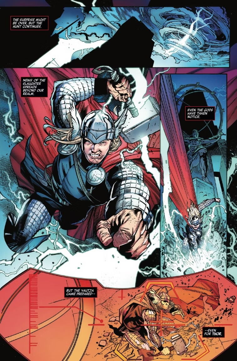 Хищник убивает вселенную Marvel, кадр № 16