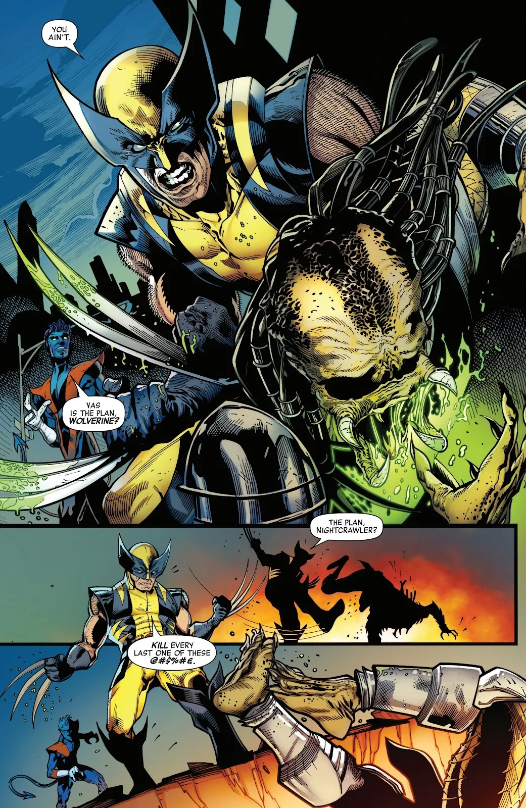 Хищник убивает вселенную Marvel, кадр № 20