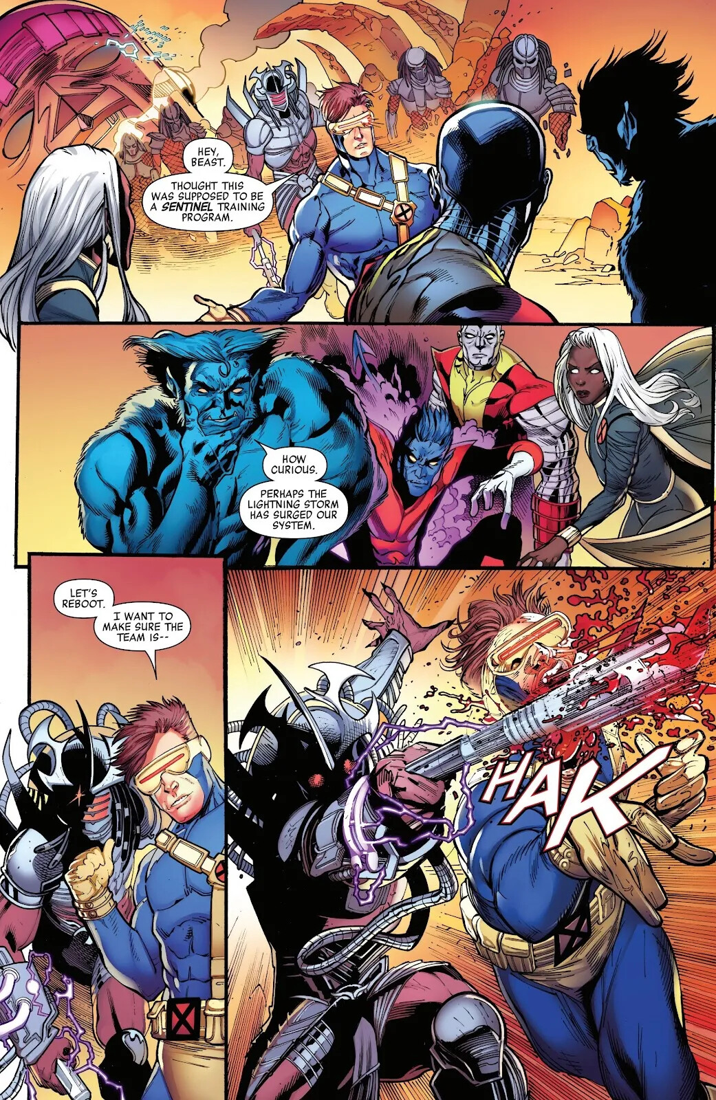 Хищник убивает вселенную Marvel, кадр № 8