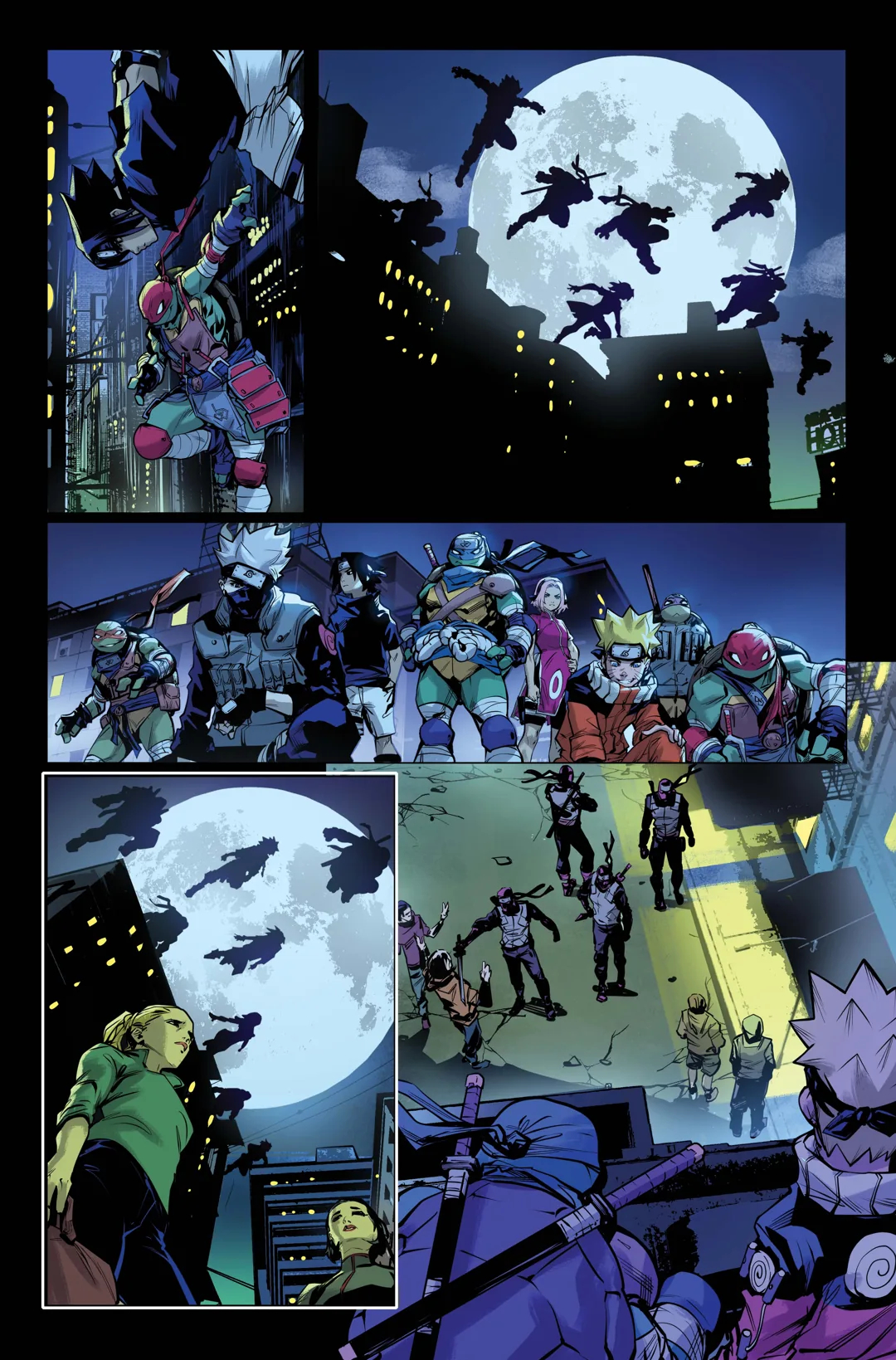 Подростки Мутанты Ниндзя Черепашки и Наруто, кадр № 14