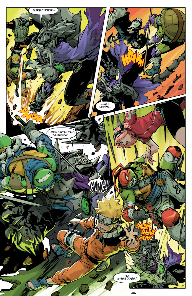 Подростки Мутанты Ниндзя Черепашки и Наруто, кадр № 16