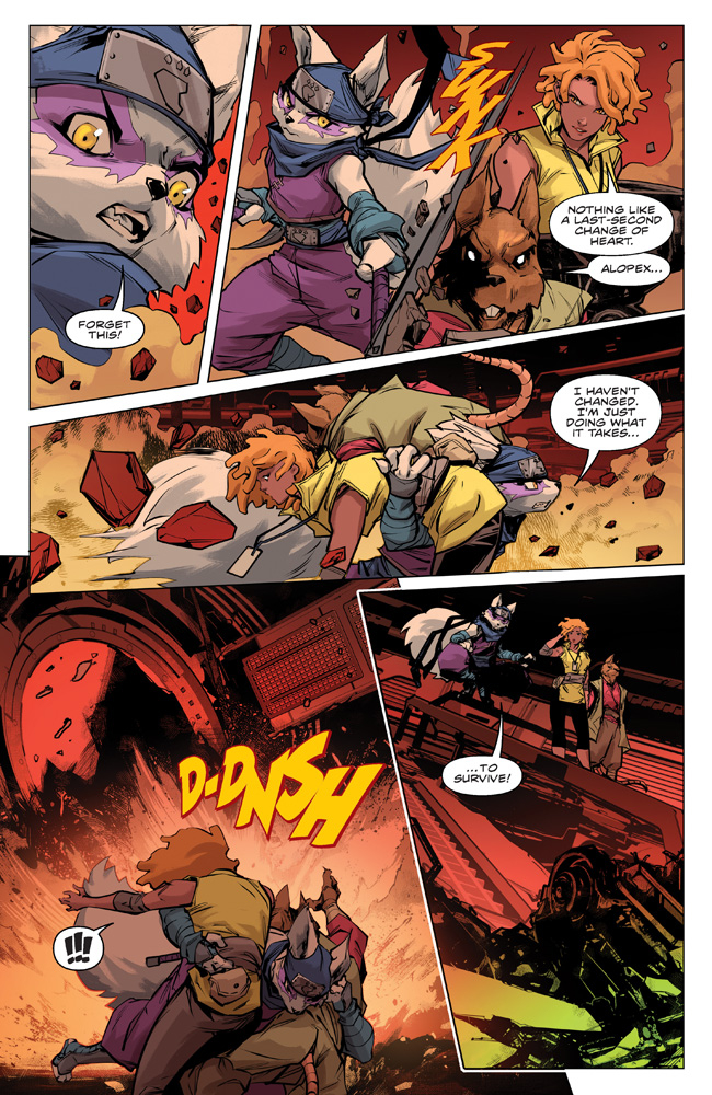 Подростки Мутанты Ниндзя Черепашки и Наруто, кадр № 17