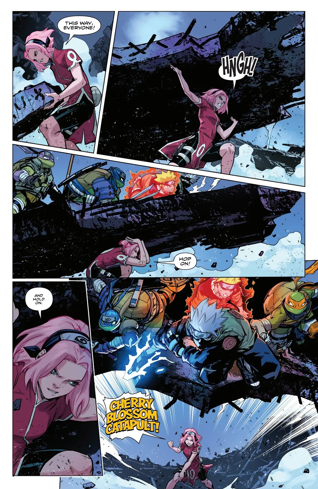 Подростки Мутанты Ниндзя Черепашки и Наруто, кадр № 21