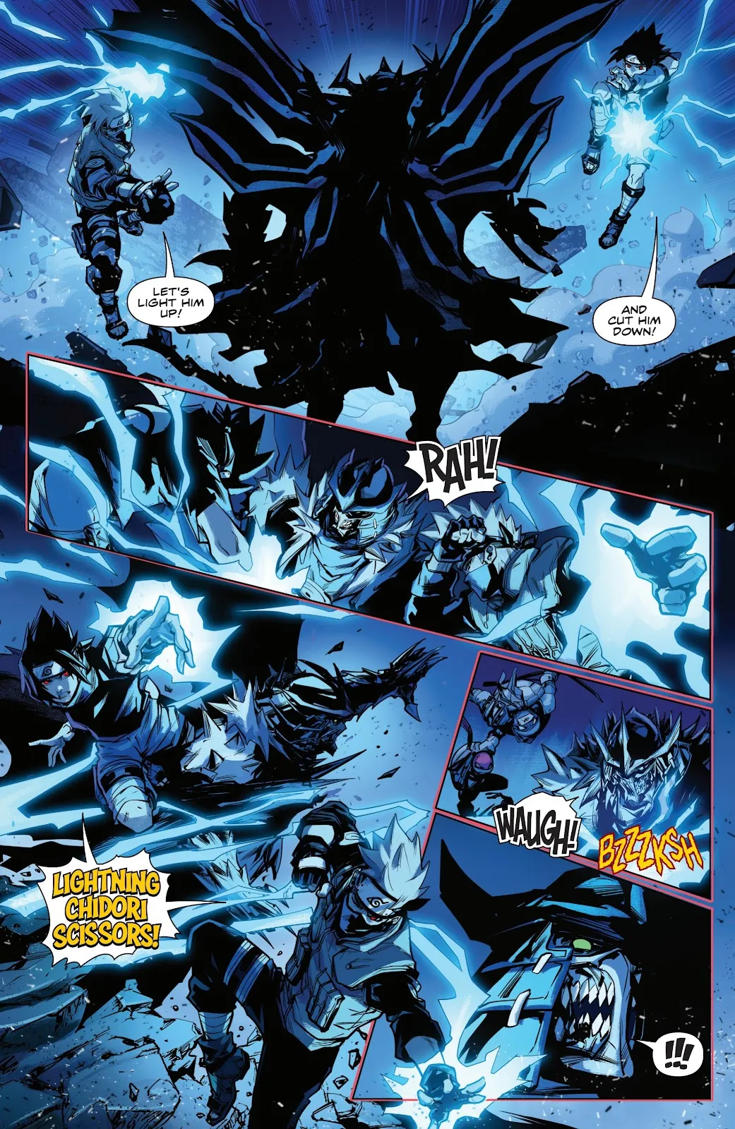 Подростки Мутанты Ниндзя Черепашки и Наруто, кадр № 22