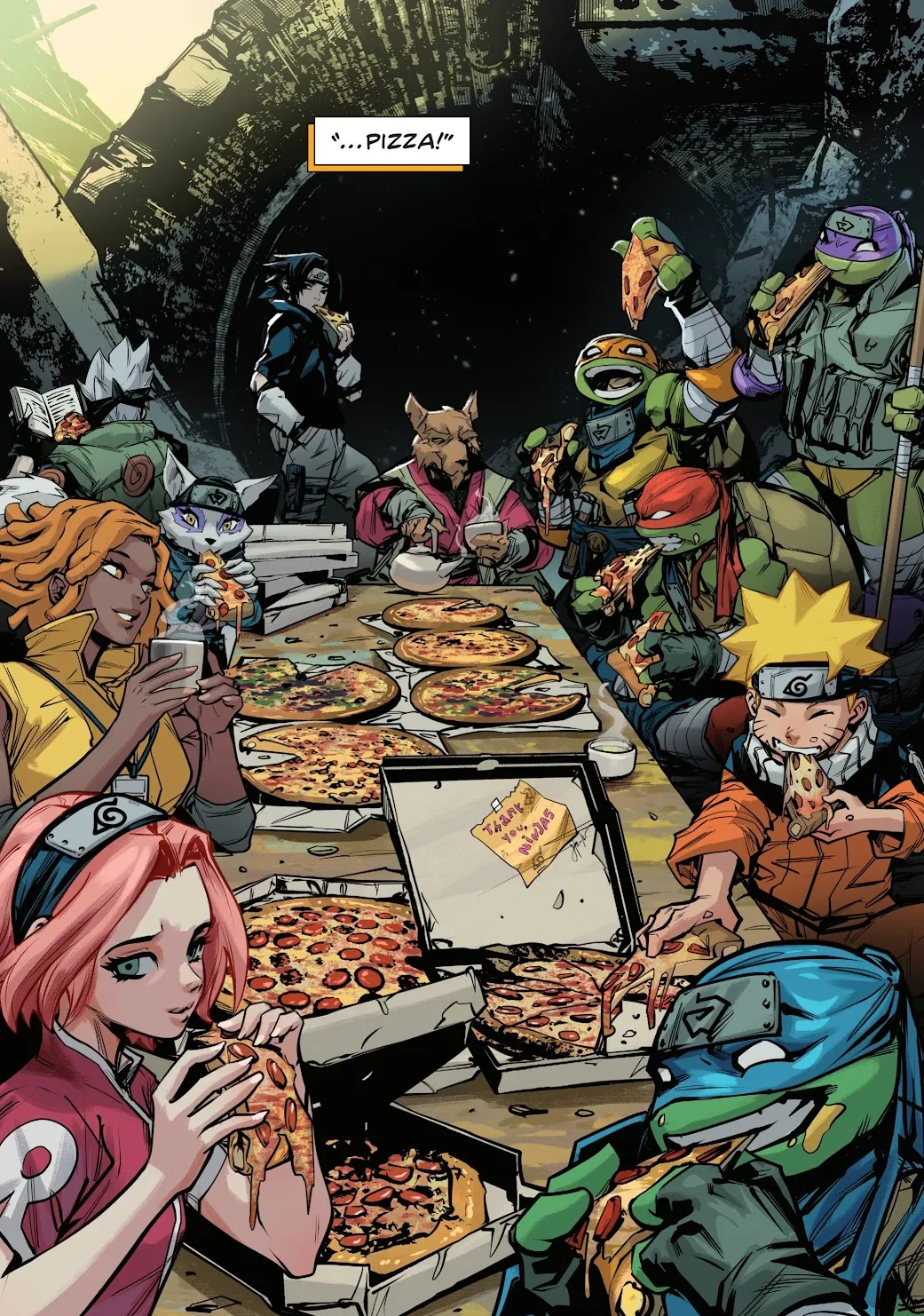 Подростки Мутанты Ниндзя Черепашки и Наруто, кадр № 28