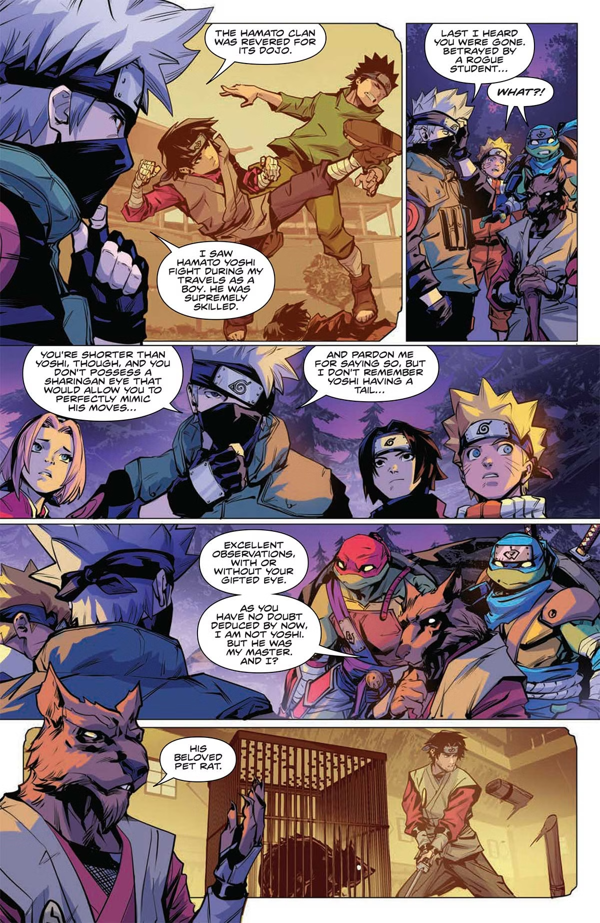 Подростки Мутанты Ниндзя Черепашки и Наруто, кадр № 8