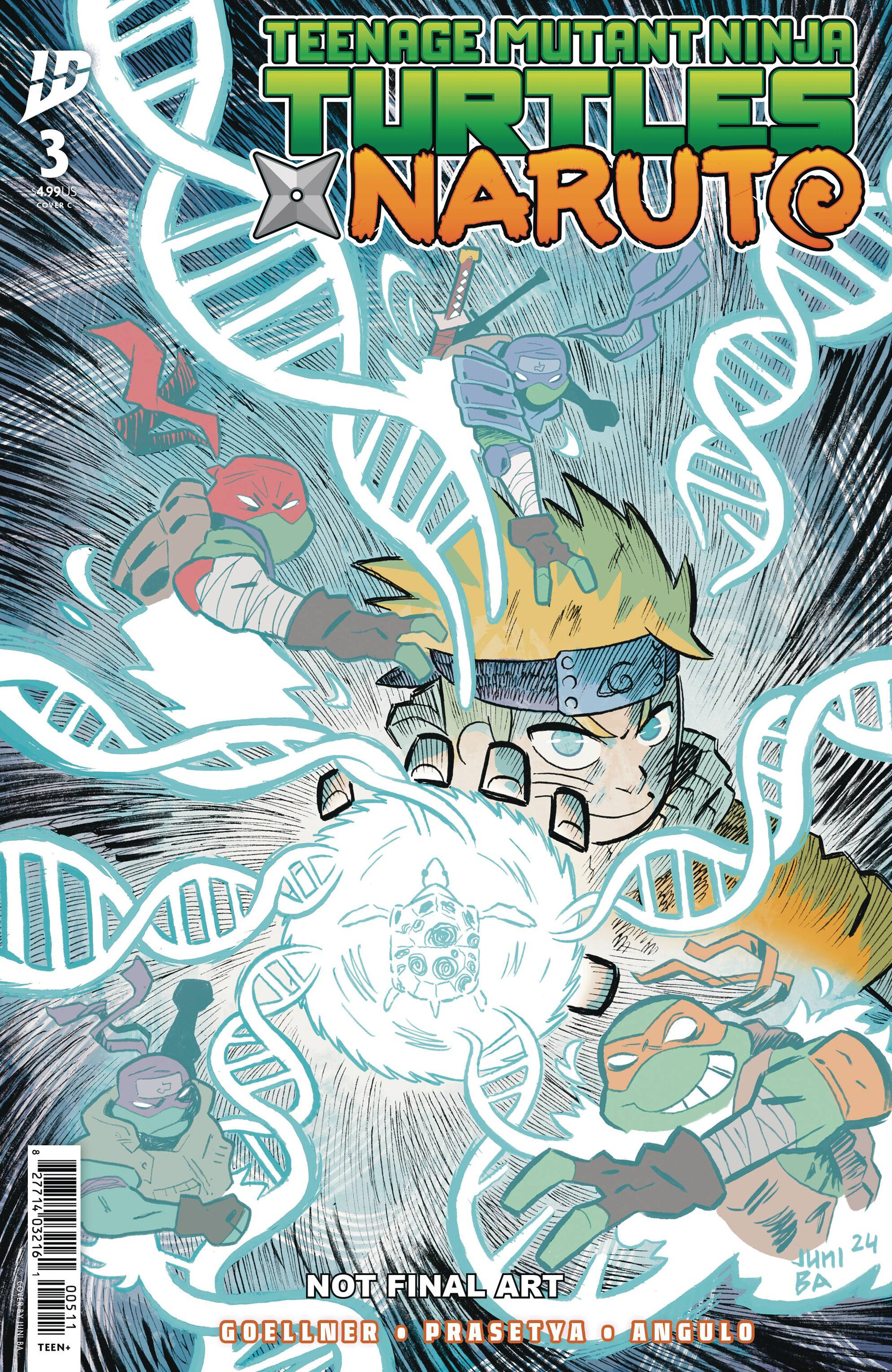 Подростки Мутанты Ниндзя Черепашки и Наруто, постер № 17