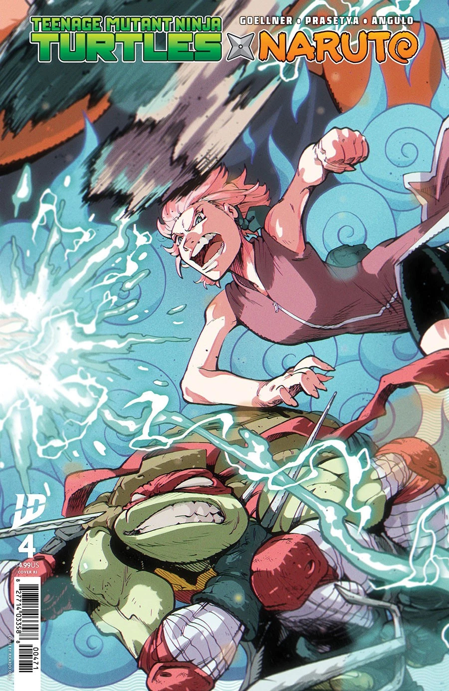 Подростки Мутанты Ниндзя Черепашки и Наруто, постер № 26