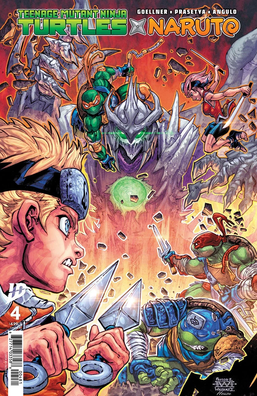 Подростки Мутанты Ниндзя Черепашки и Наруто, постер № 27