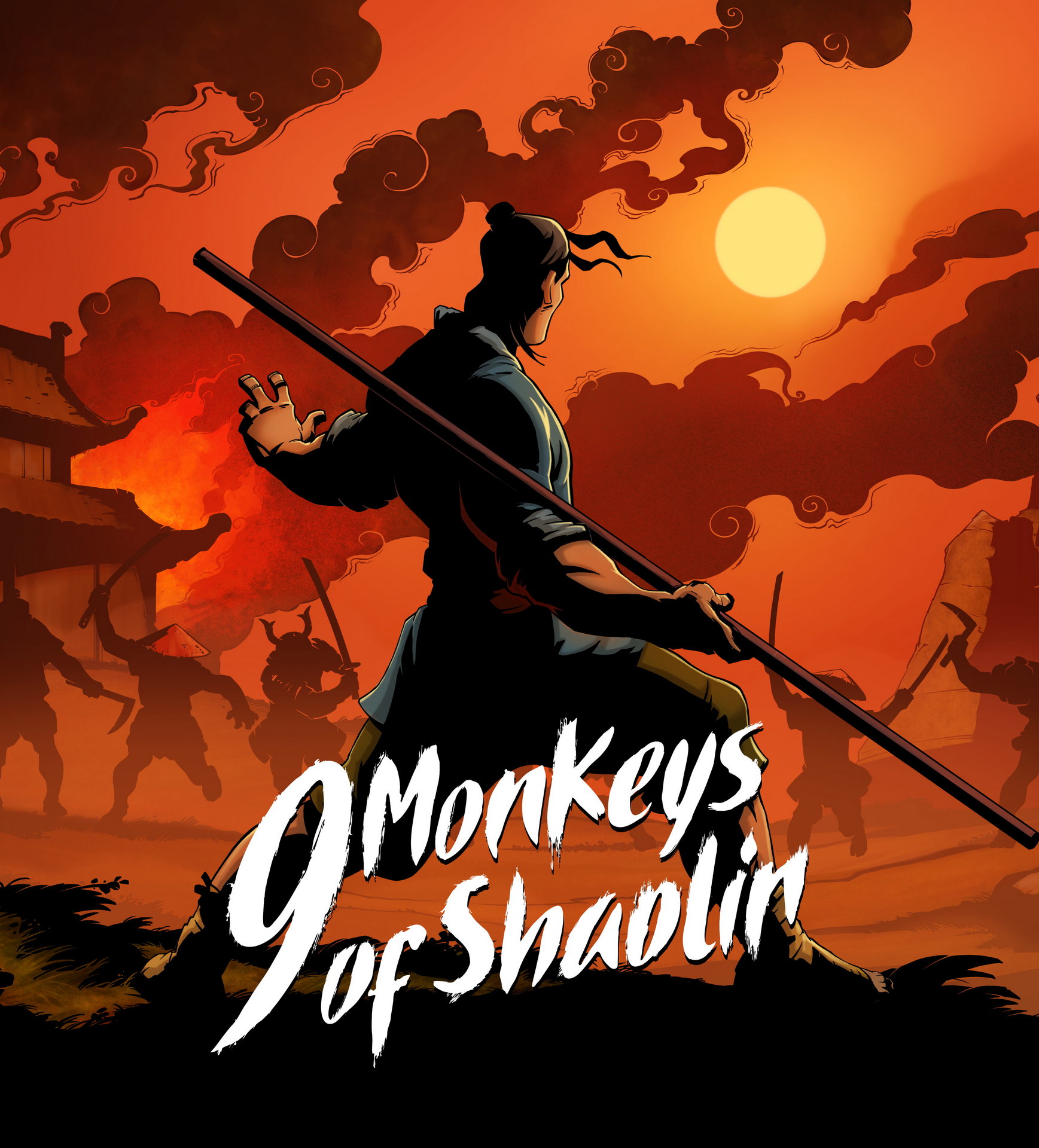 9 Monkeys of Shaolin, постер № 2