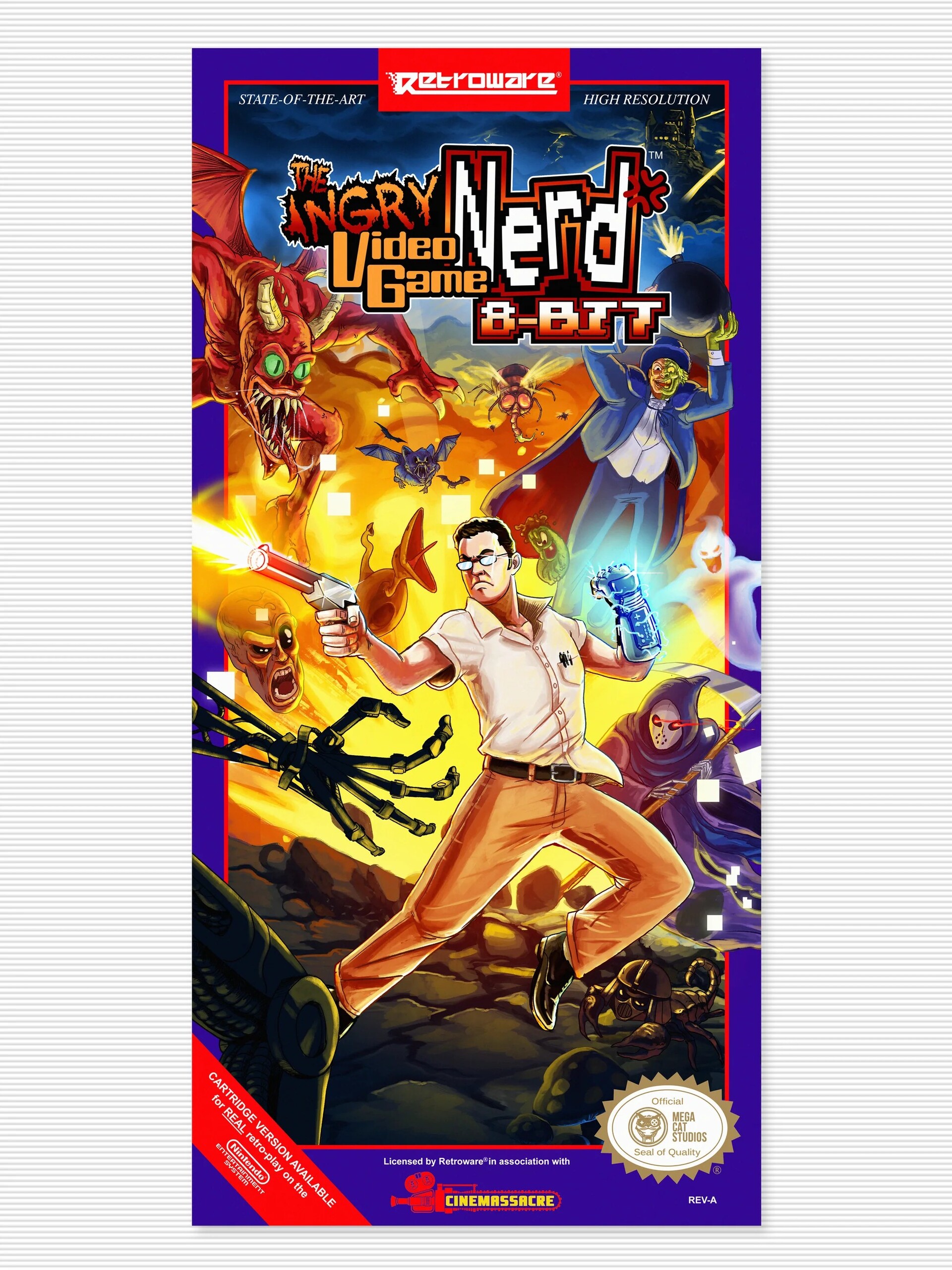 Angry Video Game Nerd 8-bit, постер № 1