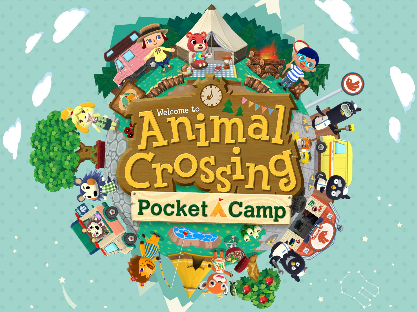 Animal Crossing: Pocket Camp, постер № 1