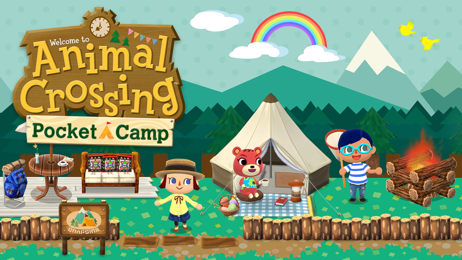 Animal Crossing: Pocket Camp, постер № 2