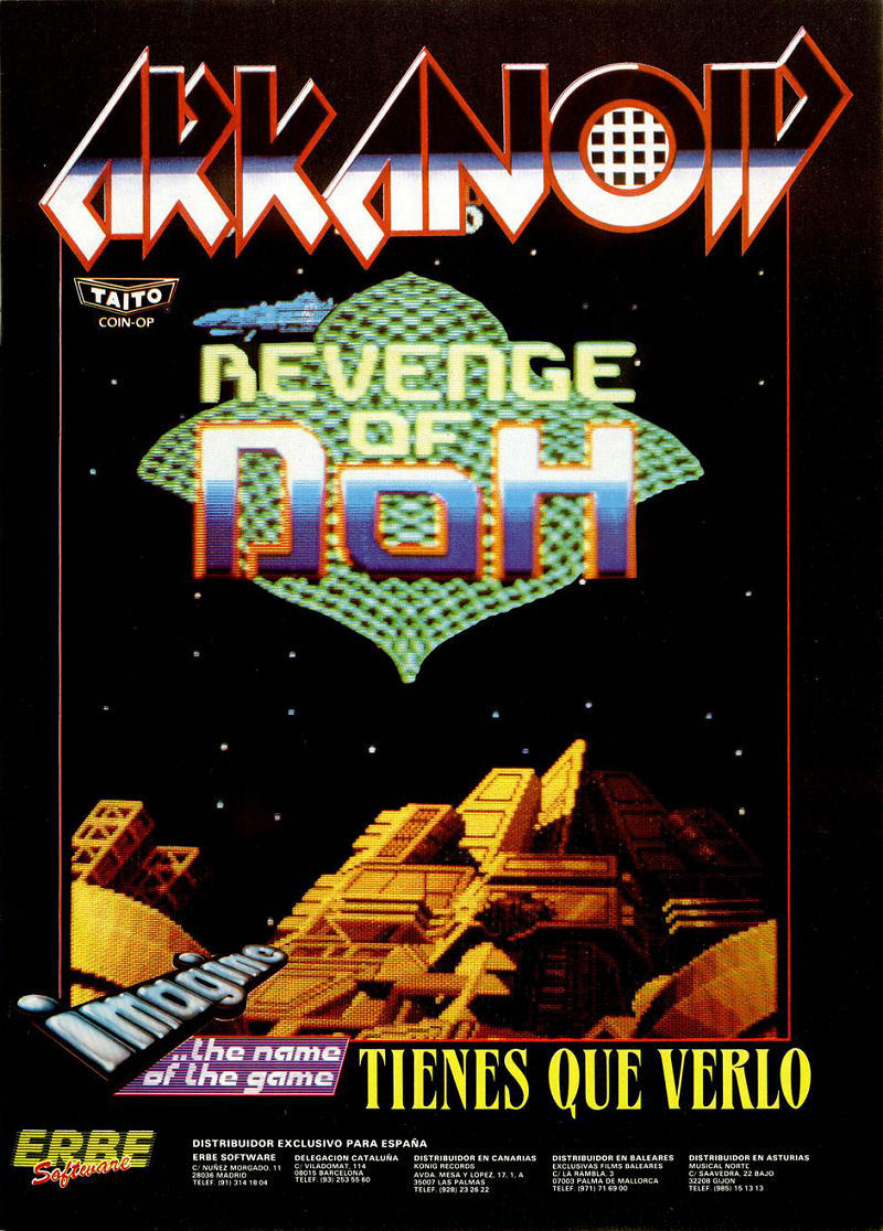 Arkanoid - Revenge of Doh, постер № 6