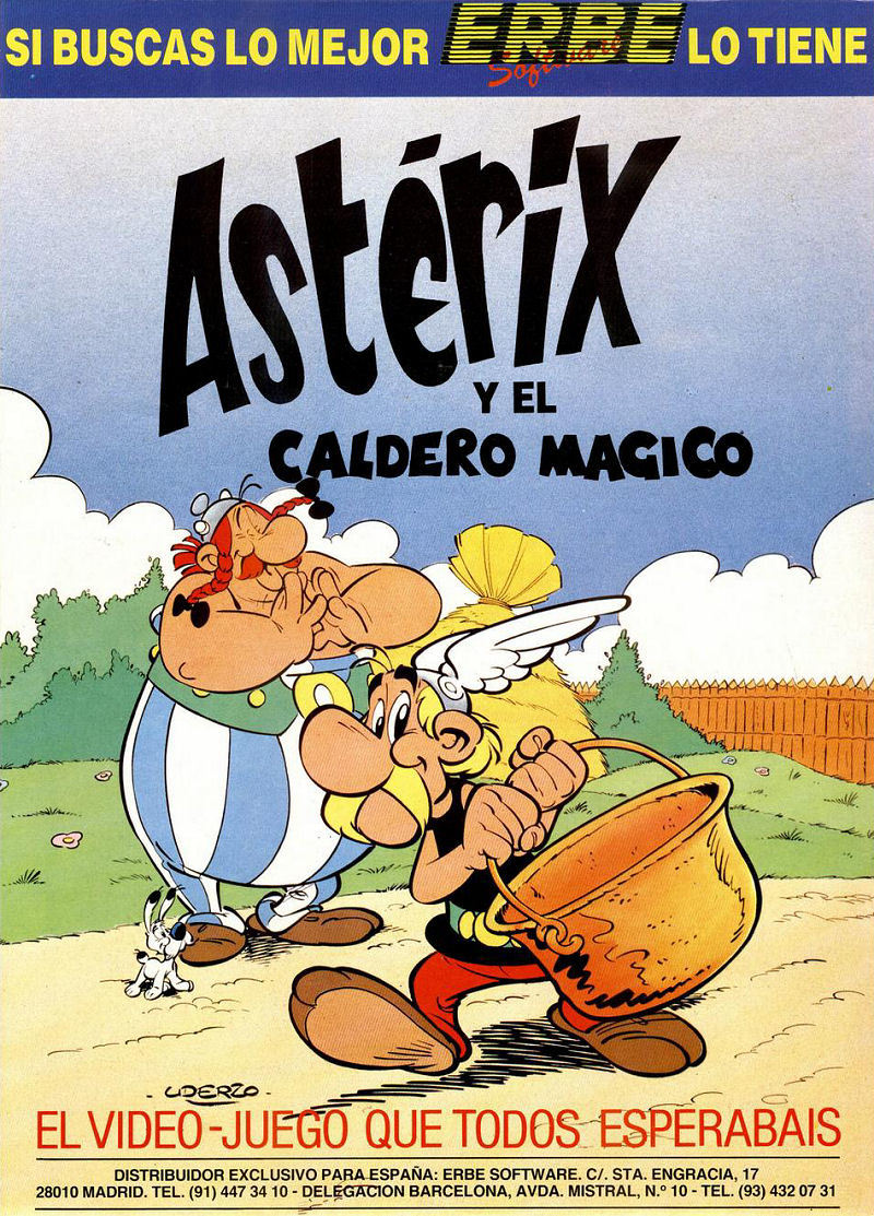 Asterix and the Magic Cauldron, постер № 5