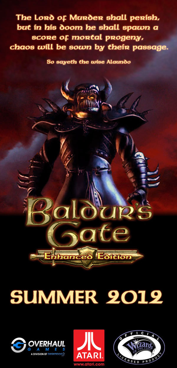 Baldur's Gate: Enhanced Edition, постер № 1