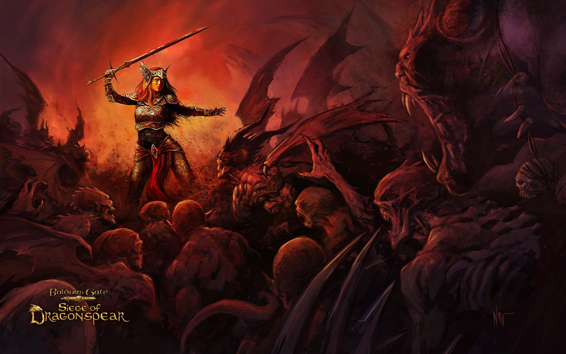 Baldur's Gate: Siege of Dragonspear, постер № 1