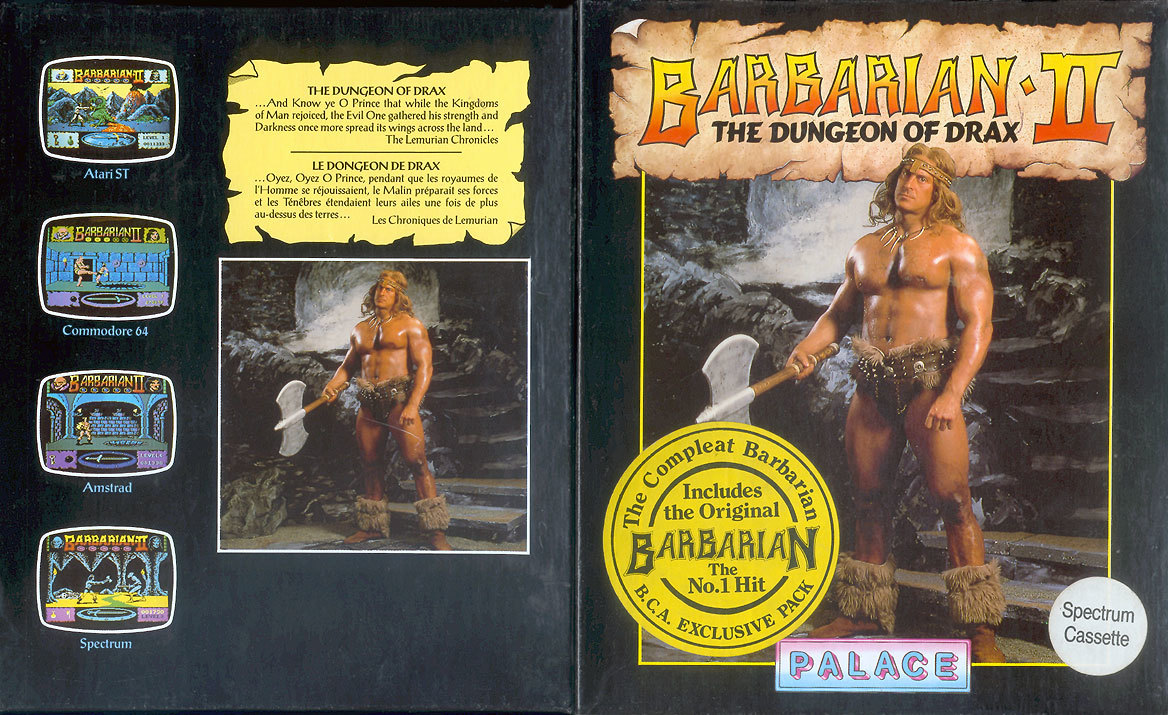 Barbarian II: The Dungeon of Drax, постер № 2