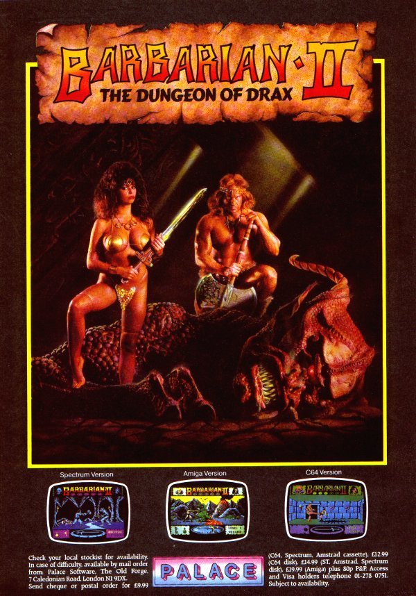 Barbarian II: The Dungeon of Drax, постер № 7
