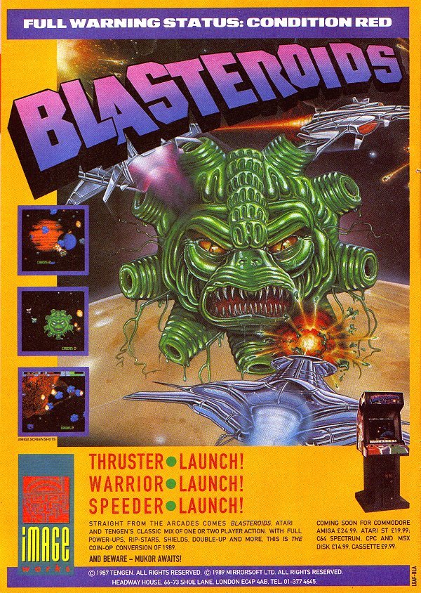Blasteroids, постер № 5