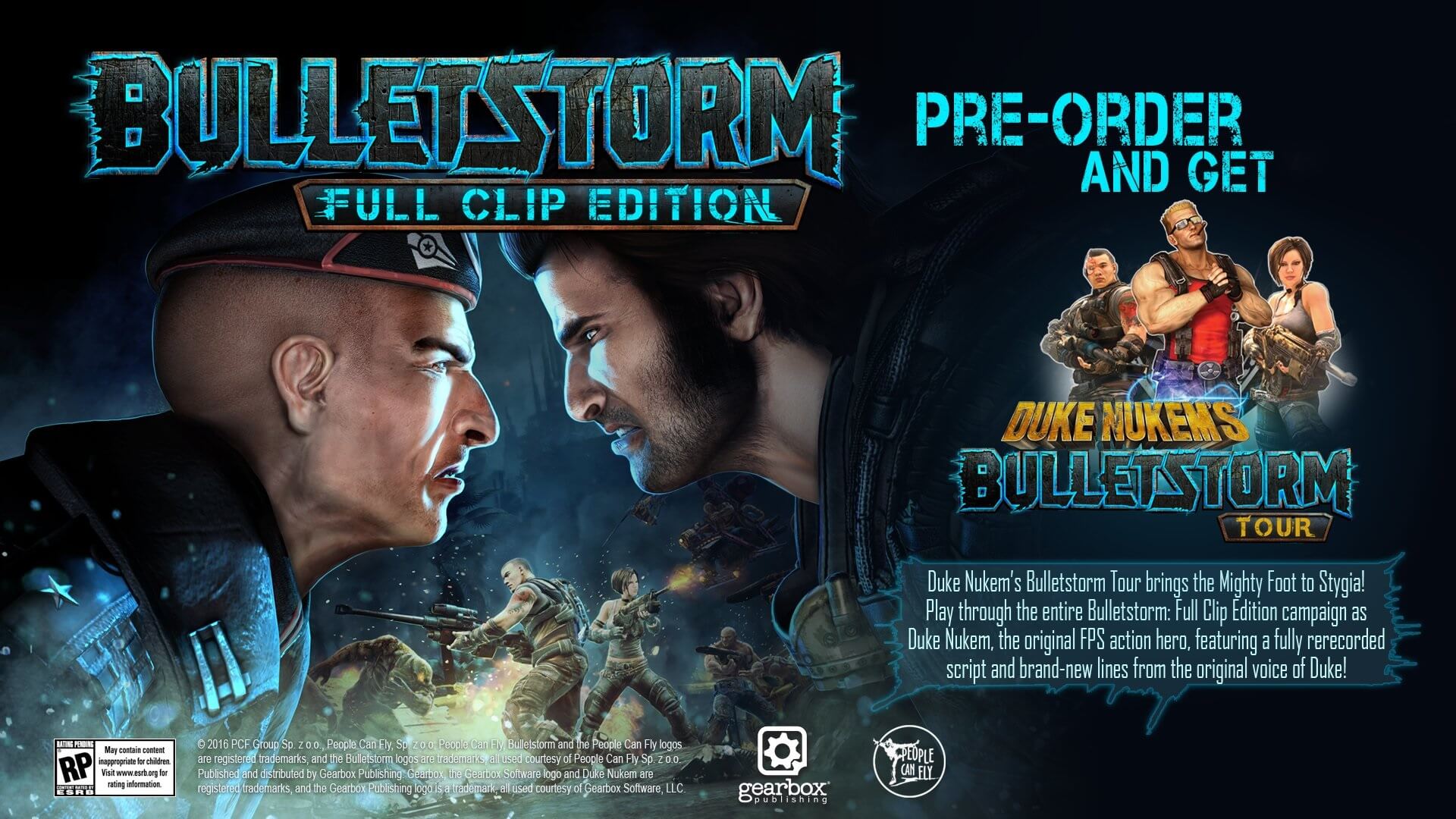 Bulletstorm: Full Clip Edition, постер № 1