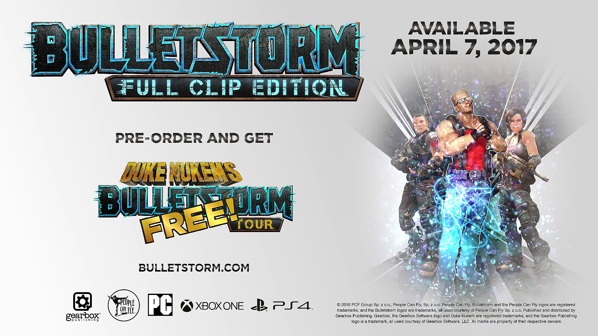 Bulletstorm: Full Clip Edition, постер № 2