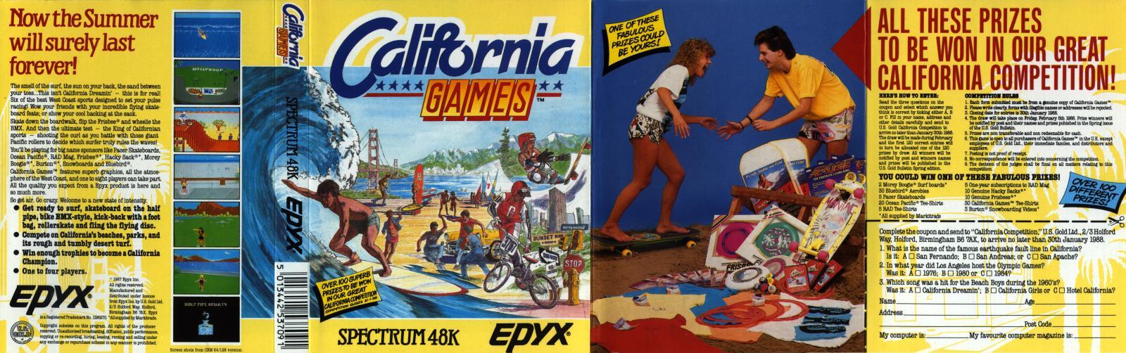 California Games, постер № 1