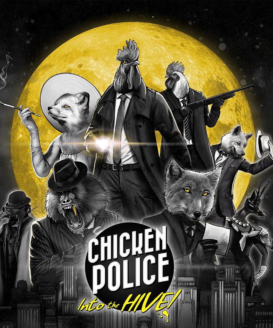 Chicken Police: Into the HIVE!, постер № 1