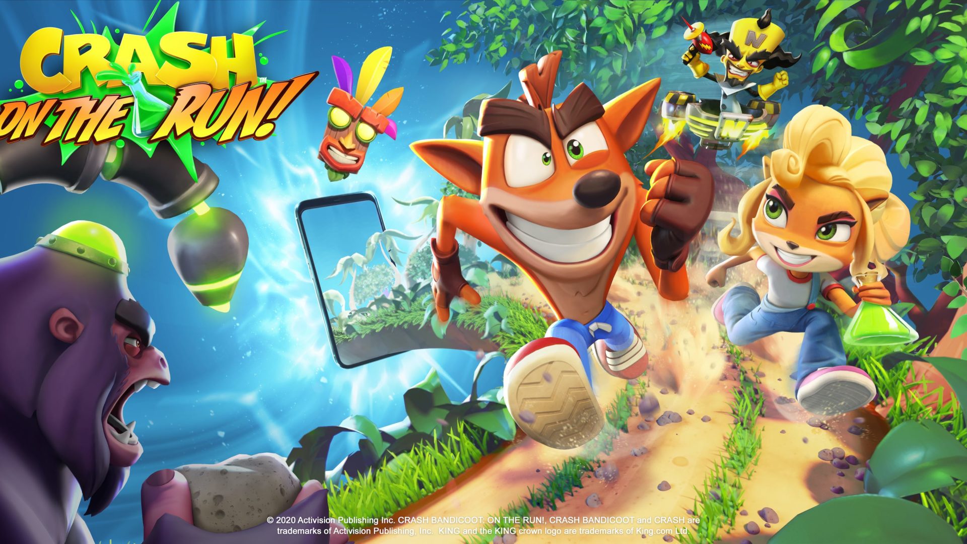 Crash Bandicoot: On the Run, постер № 4