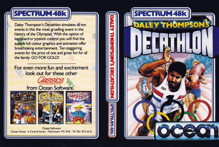 Daley Thompson's Decathlon, постер № 1