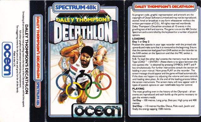 Daley Thompson's Decathlon, постер № 2