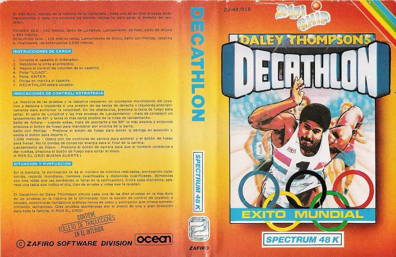 Daley Thompson's Decathlon, постер № 5