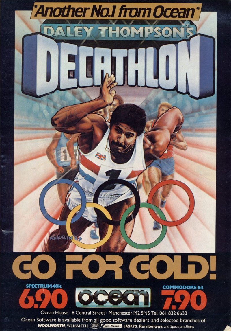 Daley Thompson's Decathlon, постер № 6