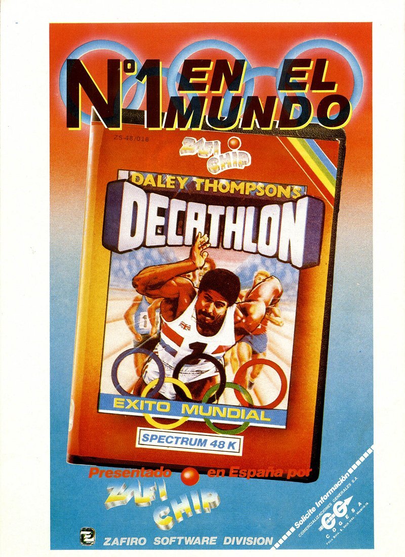 Daley Thompson's Decathlon, постер № 7