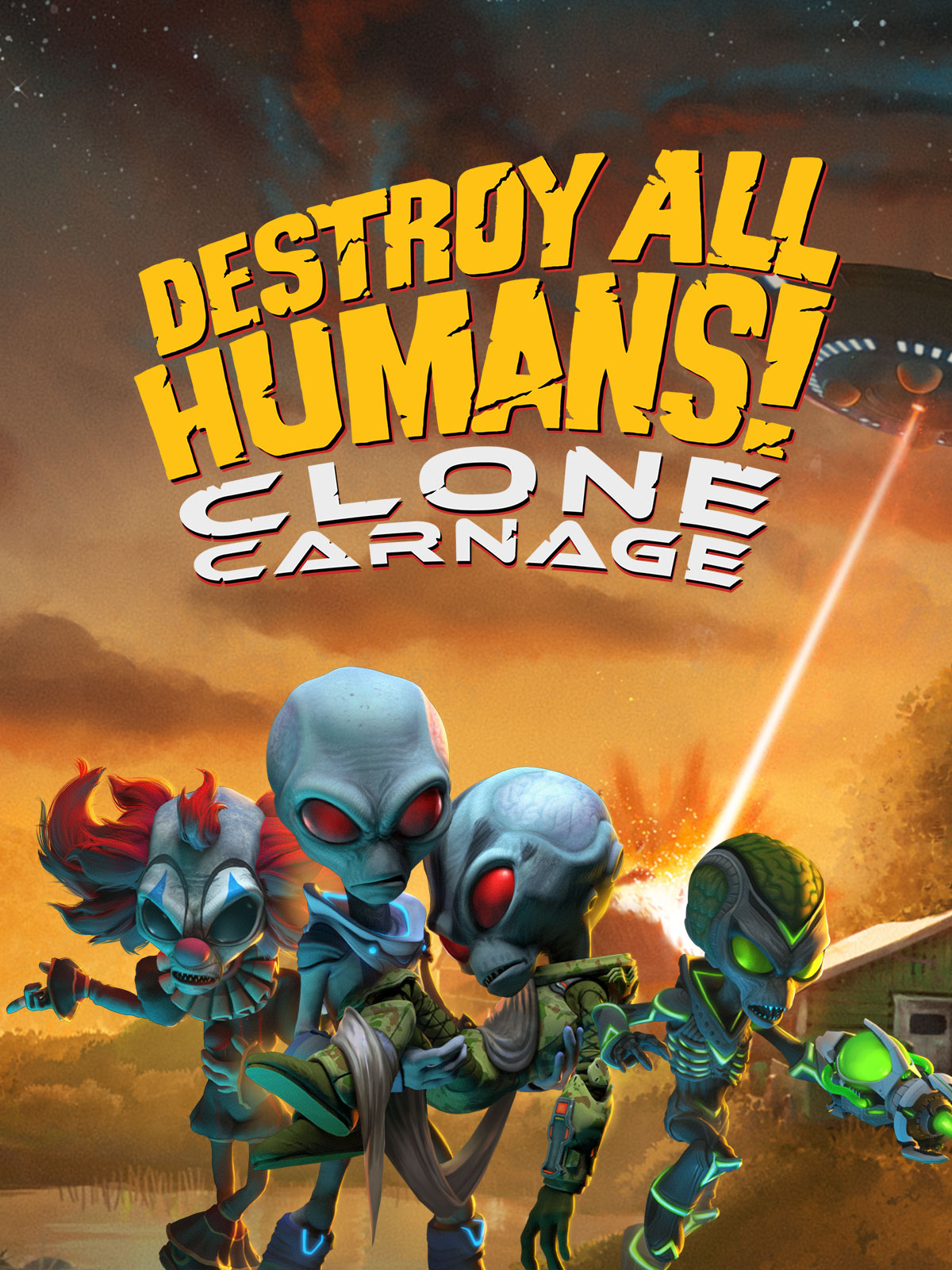 Destroy All Humans! Clone Carnage, постер № 1